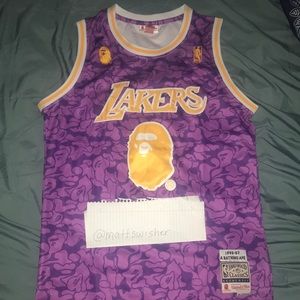 Bape x Lakers jersey size Medium